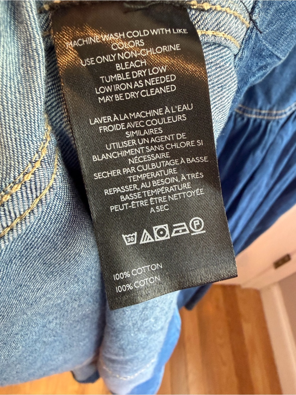 NWT Pilcro Denim Midi Dress - Picture 8 of 8
